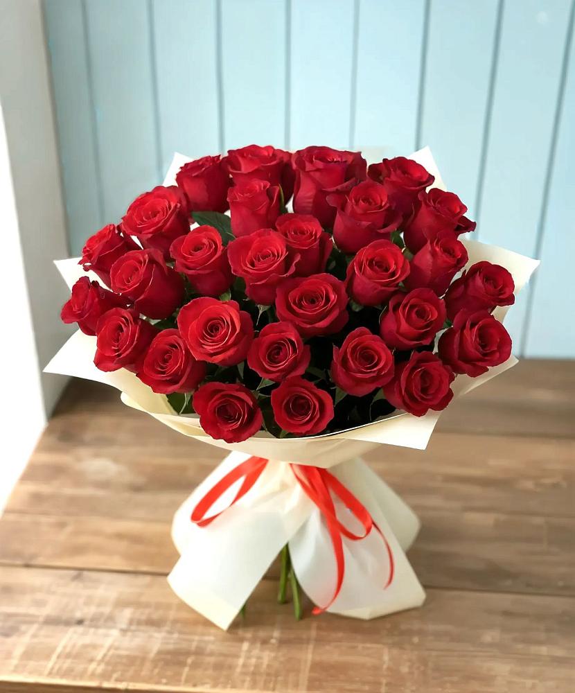 Букет 29 Красных роз в Заполярном Мурманской области