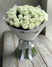 Букет 35 Белых роз в Заполярном Мурманской области