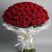 Букет 101 Красная роза Блэк Мэджик в Заполярном Мурманской области