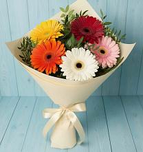 Букет цветов из:  Герберы в Заполярном Мурманской области
