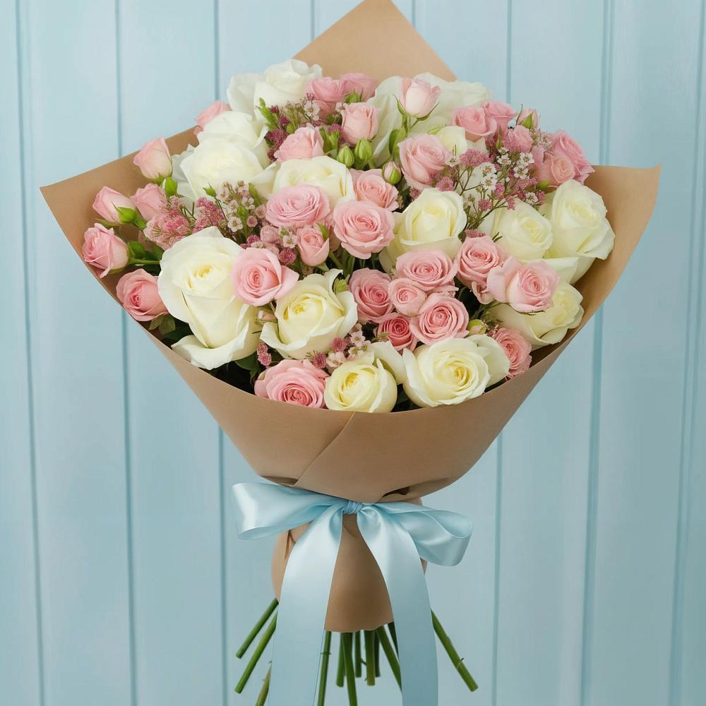 Букет цветов из: Розы в Заполярном Мурманской области