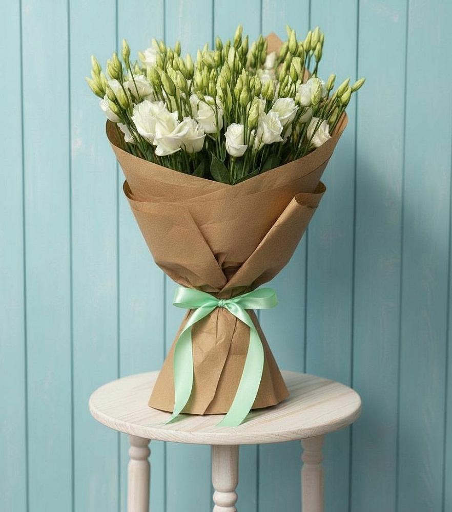 Букет цветов из: Лизиантусы в Заполярном Мурманской области