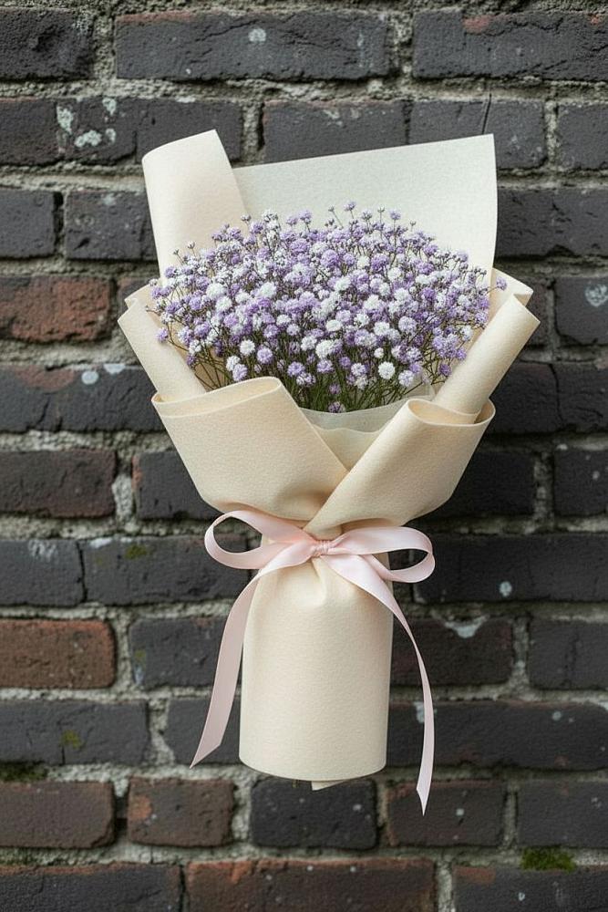 Букет цветов из: Гипсофила в Заполярном Мурманской области