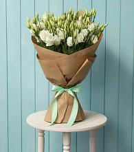 Букет цветов из:  Лизиантусы в Заполярном Мурманской области