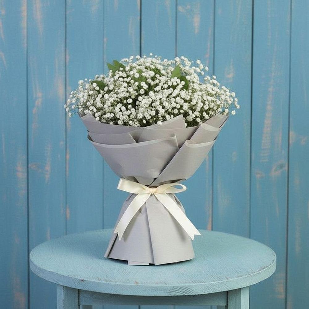 Букет цветов из: Гипсофила в Заполярном Мурманской области