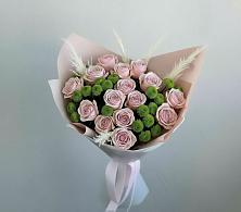 Букет цветов из:  Розы и Хризантемы в Заполярном Мурманской области