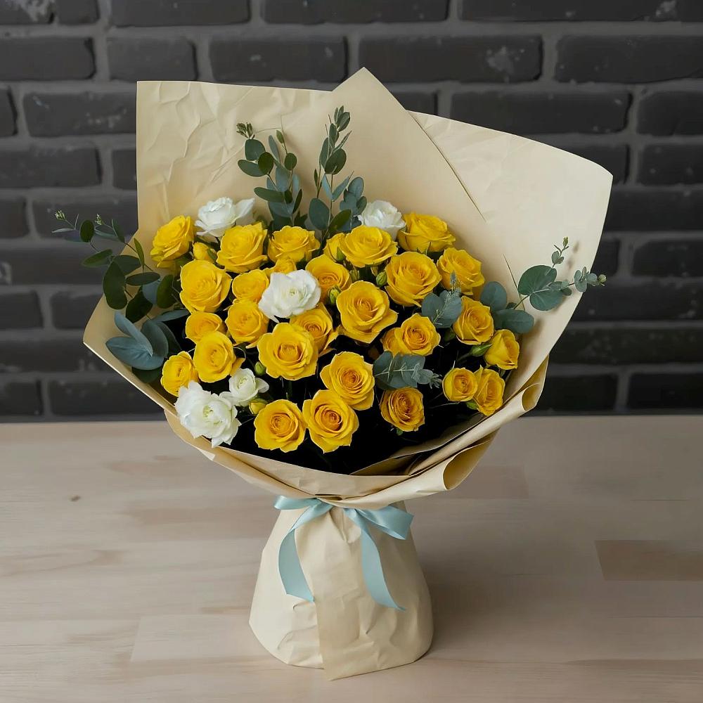 Букет цветов из: Розы в Заполярном Мурманской области