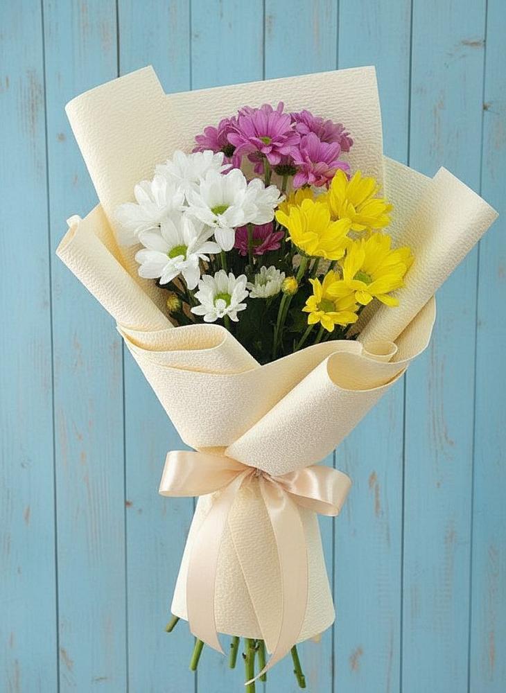 Букет цветов из: Хризантемы в Заполярном Мурманской области