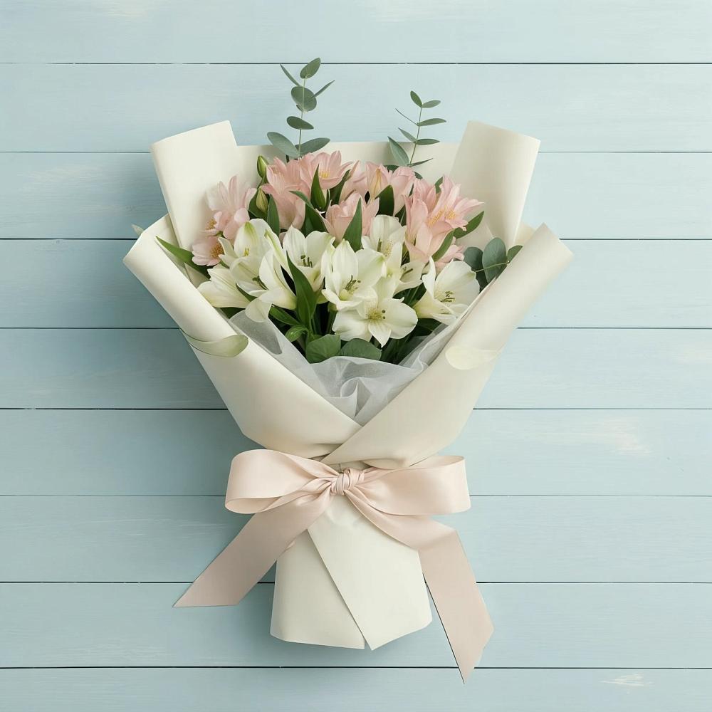 Букет цветов из: Альстромерии в Заполярном Мурманской области