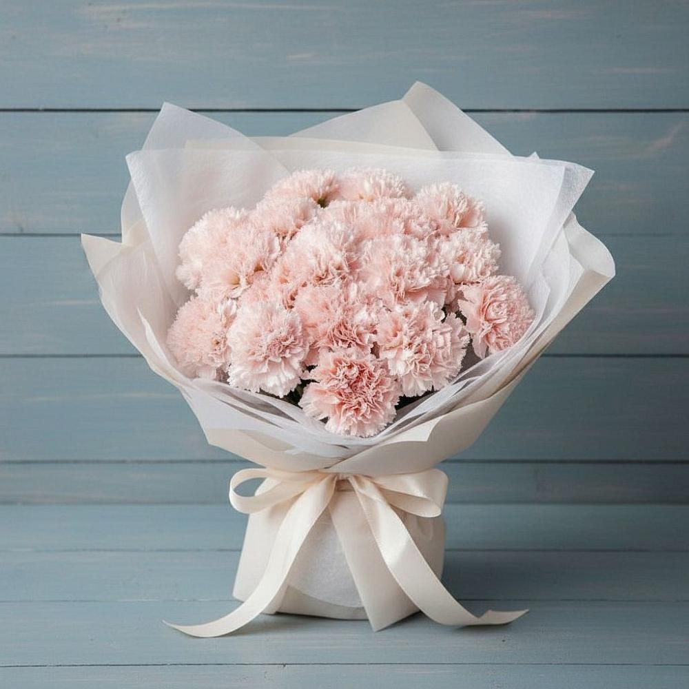 Букет цветов из: Гвоздики в Заполярном Мурманской области