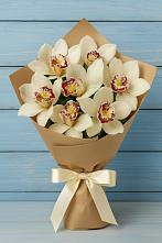 Букет цветов из:  Орхидеи и Розы в Заполярном Мурманской области